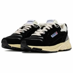 Autry Baskets Hyperway Low Suède | Noir Outlet