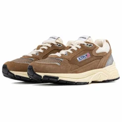 Autry Baskets Hyperway Low Suède | Taupe Clearance