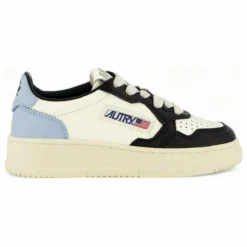 Hot Autry Baskets Kids Medalist Low Cuir Bicolore | Bleu