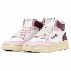 Enfant Autry Baskets Kids Medalist Mid Cuir Bicolore |