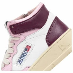 Enfant Autry Baskets Kids Medalist Mid Cuir Bicolore |