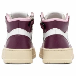 Enfant Autry Baskets Kids Medalist Mid Cuir Bicolore |