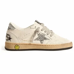 Enfant Golden Goose Baskets Lacets Ballstar Paillettes |