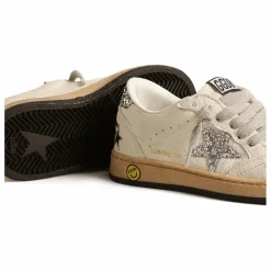 Enfant Golden Goose Baskets Lacets Ballstar Paillettes |