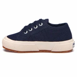 Outlet Superga Baskets Lacets Coton Basse | Bleu marine