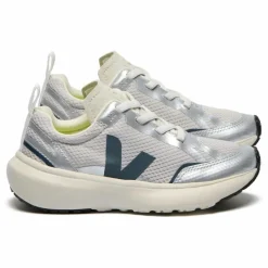 Veja Baskets Lacets Elastiqués Canary | Argenté