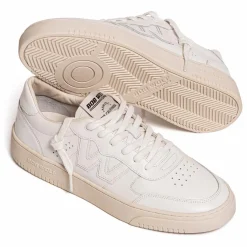 Sale Bob Wolf Baskets Legacy Cuir | Blanc