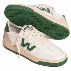 Bob Wolf Baskets Legacy Cuir et Suède | Vert