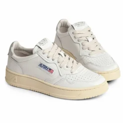 New Autry Baskets Medalist Low Cuir | Doré