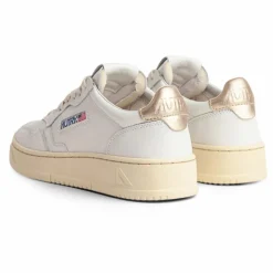 New Autry Baskets Medalist Low Cuir | Doré