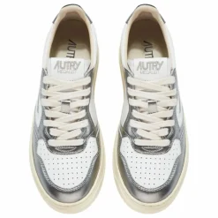 Femme Autry Baskets|Baskets Medalist Low Cuir Bicolore |