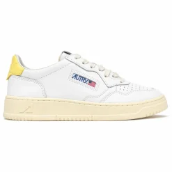 Autry Baskets Medalist Low Cuir | Jaune Discount
