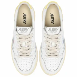 Autry Baskets Medalist Low Cuir | Jaune Discount