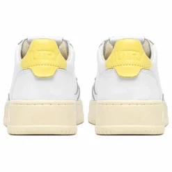 Autry Baskets Medalist Low Cuir | Jaune Discount