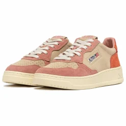 Femme Autry Baskets Medalist Low Tricolore Suède |