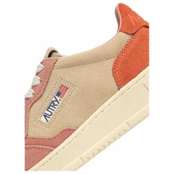 Femme Autry Baskets Medalist Low Tricolore Suède |