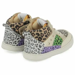 Pom d'Api Baskets Mousse Bump Velours | Doré