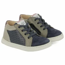 Enfant Pom d'Api Baskets Mousse Lace Perfo Velours |