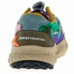 Flower Mountain Baskets Raikiri Lacets Cuir Eco et Tissus | Violet Outlet