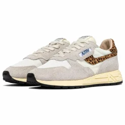 Femme Autry Baskets|Baskets Reelwind Low Suède Et Nylon Léopard |