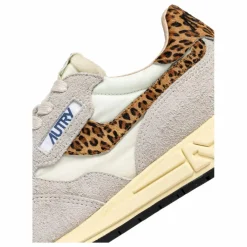 Femme Autry Baskets|Baskets Reelwind Low Suède Et Nylon Léopard |