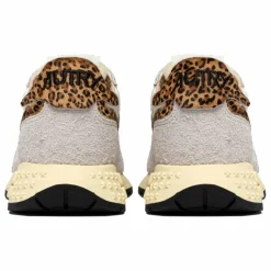 Femme Autry Baskets|Baskets Reelwind Low Suède Et Nylon Léopard |
