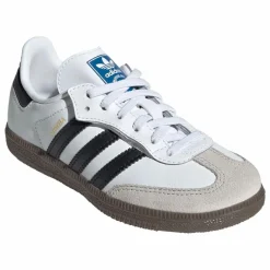 Clearance Adidas Baskets Samba OG Lacets Elastiqués | Blanc