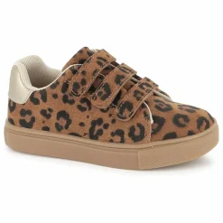 Enfant Bonton Baskets Scratchs Basil Leopard Velours |