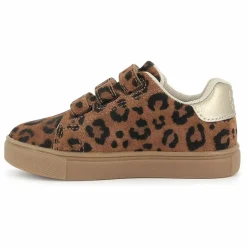 Enfant Bonton Baskets Scratchs Basil Leopard Velours |