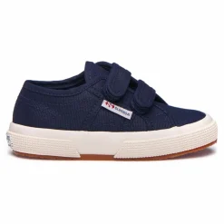 Superga Baskets Scratchs Coton Basse | Bleu marine Outlet