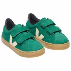 Veja Baskets Scratchs Esplar Suede | Vert Clearance