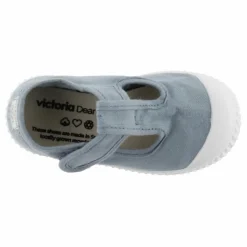 Victoria Baskets Scratchs Sandalia Tira Lone | Bleu ciel