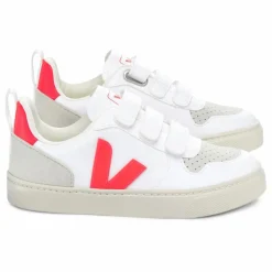 Discount Veja Baskets V-10 Scratchs Cuir | Rose