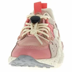 Enfant Flower Mountain Baskets|Baskets Yamano 3 Lacets Cuir Eco et Nylon |