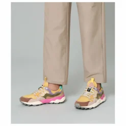 Flower Mountain Baskets Yamano 3 Suède et Nylon | Jaune moutarde New