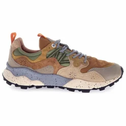 Outlet Flower Mountain Baskets Yamano 3 Suède et Nylon | Marron clair