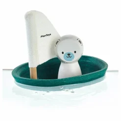 Discount Plan Toys Bateau Ours Polaire flottant sur l'eau Bleu