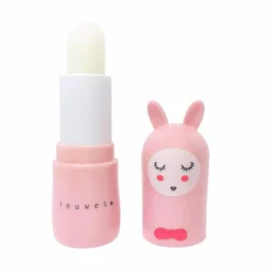 Inuwet Baume à lèvres lapin vegan - Fraise Rose pâle Sale