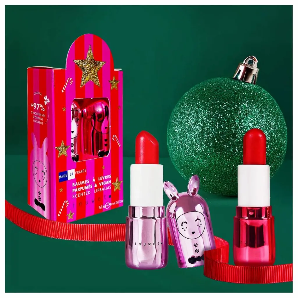 Inuwet Baumes à lèvres Couture Metal - Set de 2 Non teinté Clearance