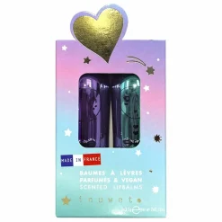 Hot Inuwet Baumes à lèvres Noël Rainbow - Set de 2 Non teinté