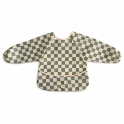 Mushie Bavoir à manches Check | Olive Discount