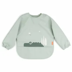 Done by deer Bavoir à manches Croco |