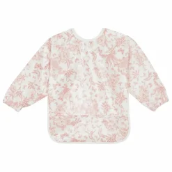 Tartine et Chocolat Bavoir à manches enduit Toile de Jouy |