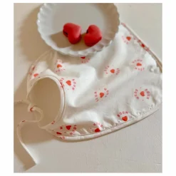 Best Rose in April Bavoir Anna Boum Boum | Blanc