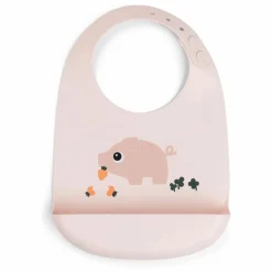 Done by deer Bavoir en silicone Pigee | Rose Sale