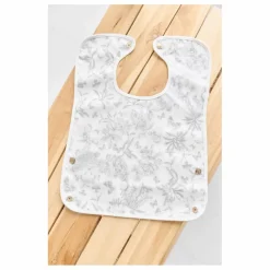 Tartine et Chocolat Bavoir enduit Toile de Jouy | Gris Hot