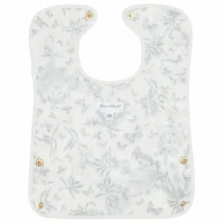 Tartine et Chocolat Bavoir enduit Toile de Jouy | Gris Hot