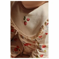 Konges Sløjd Bavoirs à volant en coton bio Marmalade - Set de 2 | Ecru Clearance