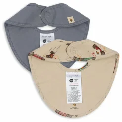 Konges Sløjd Bavoirs|Puériculture|Bavoirs bandana Grand Prix - Set de 2 |