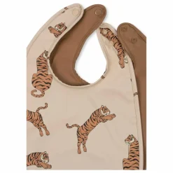 Konges Sløjd Bavoirs Tigre - Set de 2 | Brun New